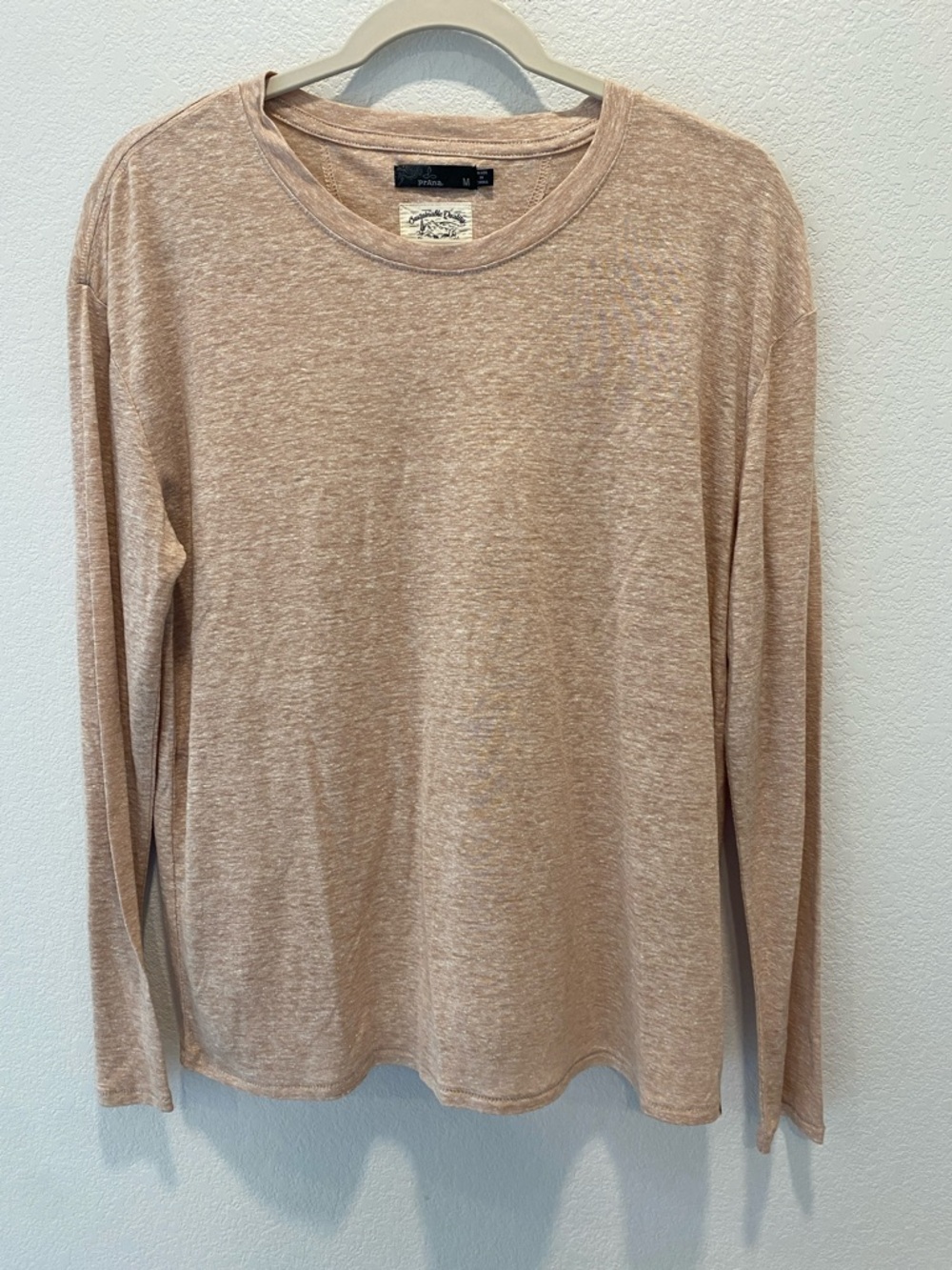 Prana | Cozy up long sleeve tee in champagne heather